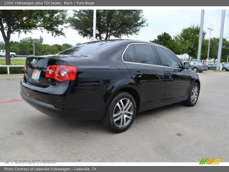 Black / Pure Beige 2006 Volkswagen Jetta TDI Sedan