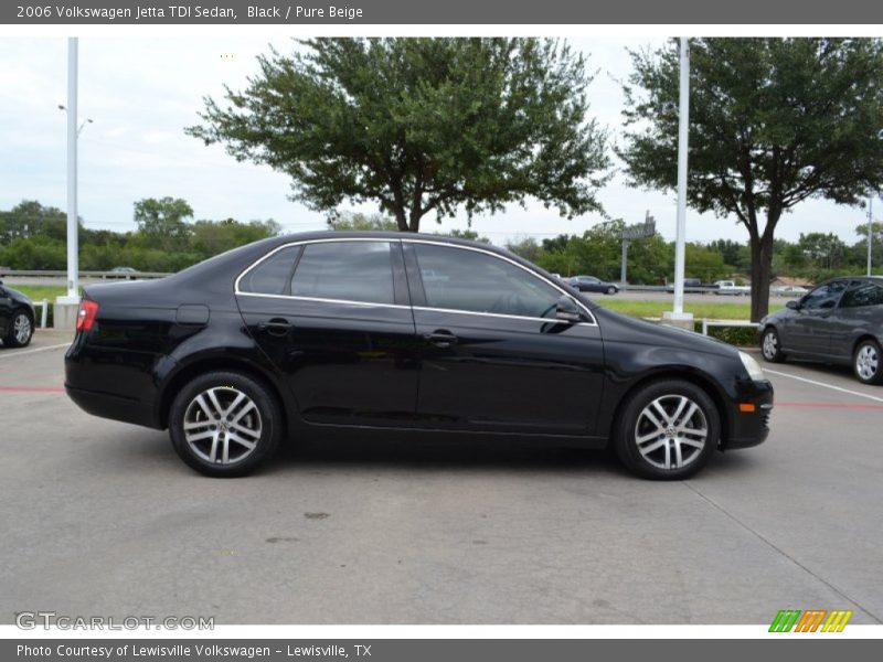 Black / Pure Beige 2006 Volkswagen Jetta TDI Sedan