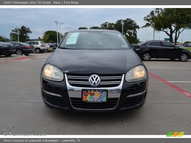 Black / Pure Beige 2006 Volkswagen Jetta TDI Sedan