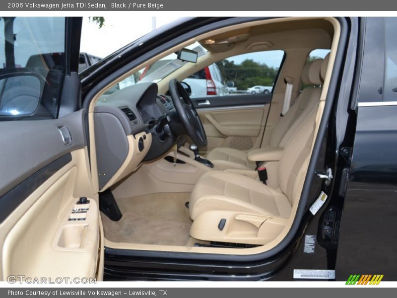 Black / Pure Beige 2006 Volkswagen Jetta TDI Sedan