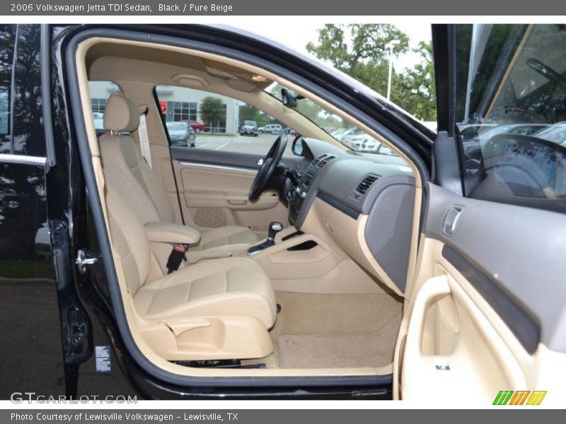 Black / Pure Beige 2006 Volkswagen Jetta TDI Sedan