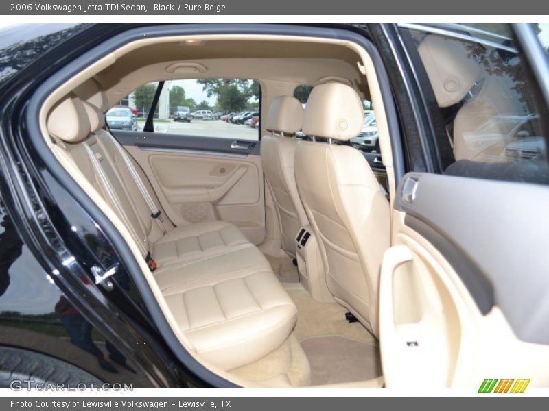 Black / Pure Beige 2006 Volkswagen Jetta TDI Sedan