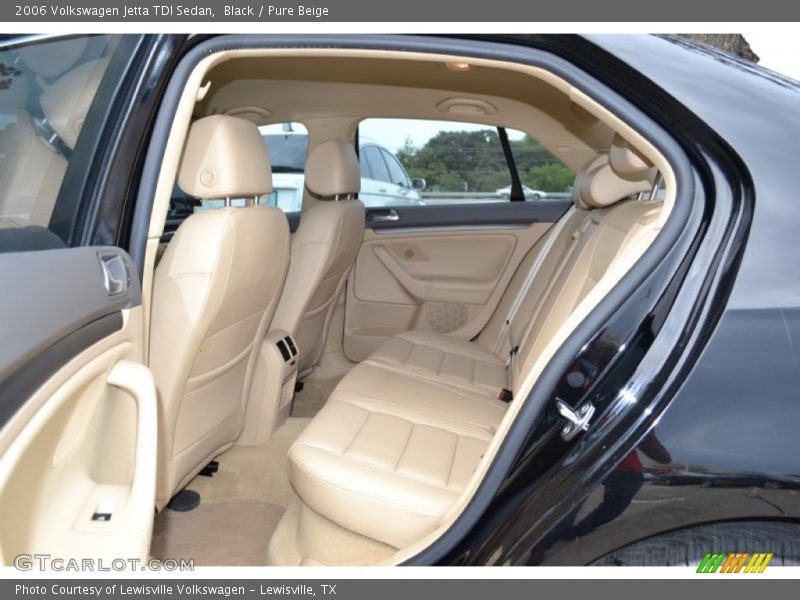 Black / Pure Beige 2006 Volkswagen Jetta TDI Sedan