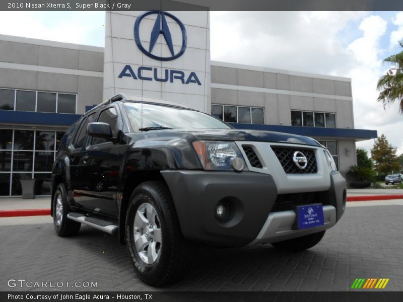 Super Black / Gray 2010 Nissan Xterra S