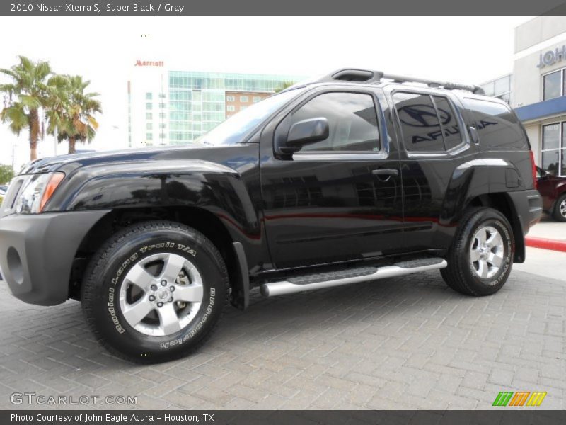 Super Black / Gray 2010 Nissan Xterra S