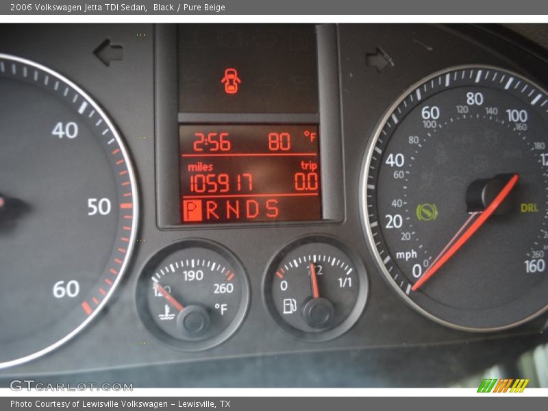 Black / Pure Beige 2006 Volkswagen Jetta TDI Sedan