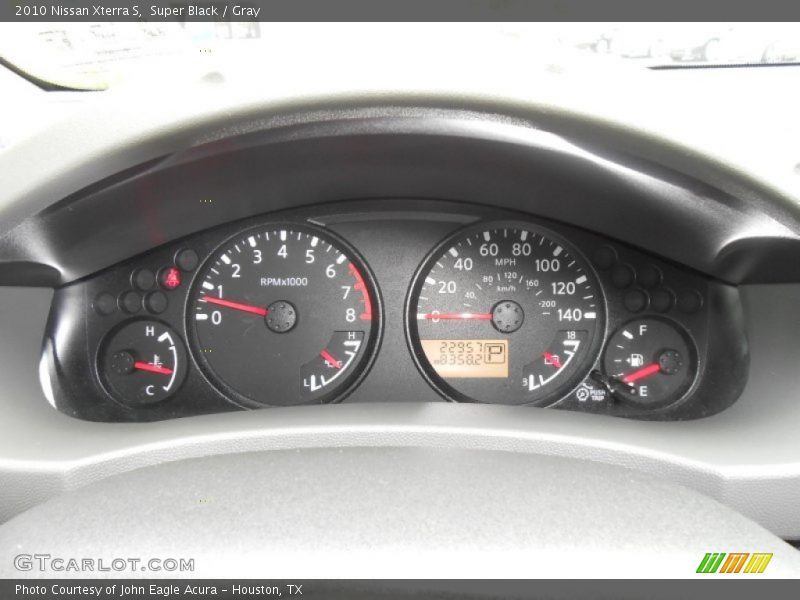 Super Black / Gray 2010 Nissan Xterra S