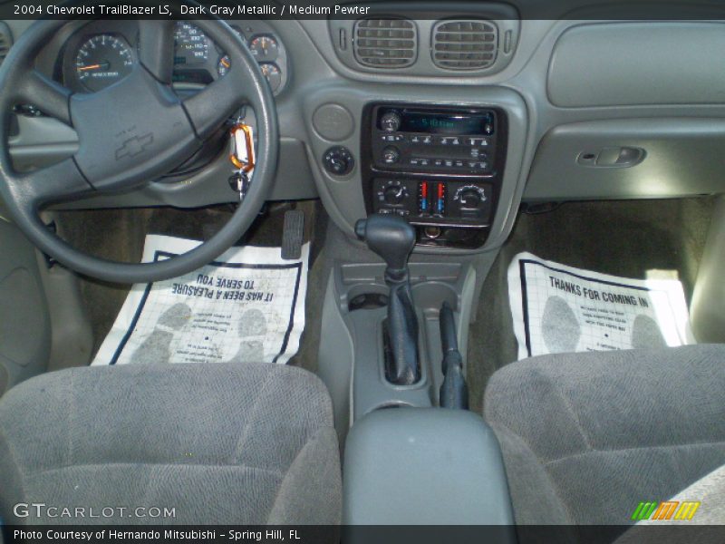 Dark Gray Metallic / Medium Pewter 2004 Chevrolet TrailBlazer LS