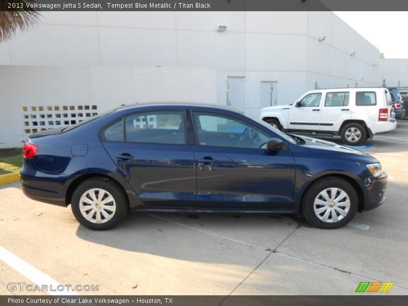 Tempest Blue Metallic / Titan Black 2013 Volkswagen Jetta S Sedan