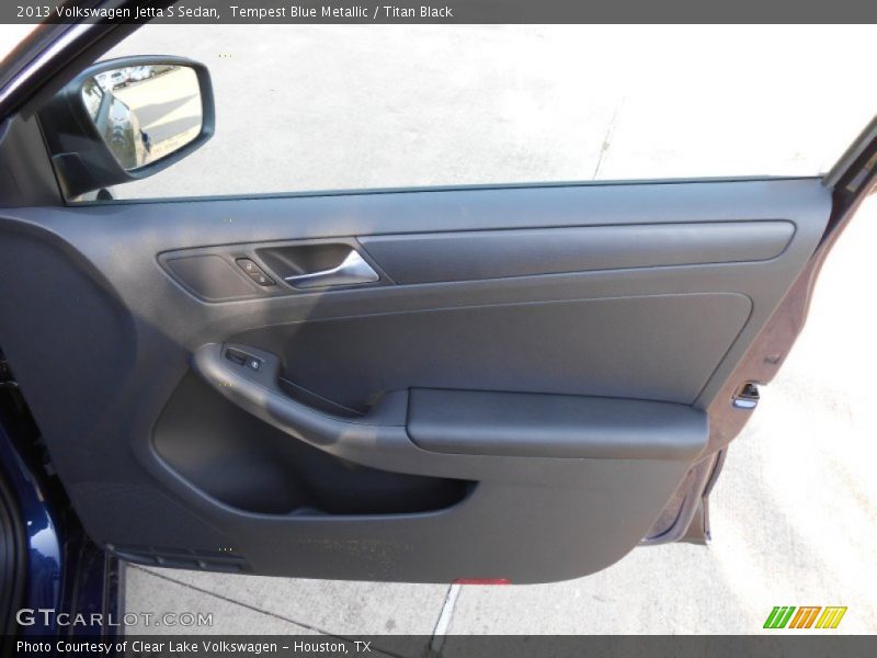 Tempest Blue Metallic / Titan Black 2013 Volkswagen Jetta S Sedan