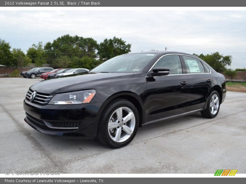 Black / Titan Black 2013 Volkswagen Passat 2.5L SE