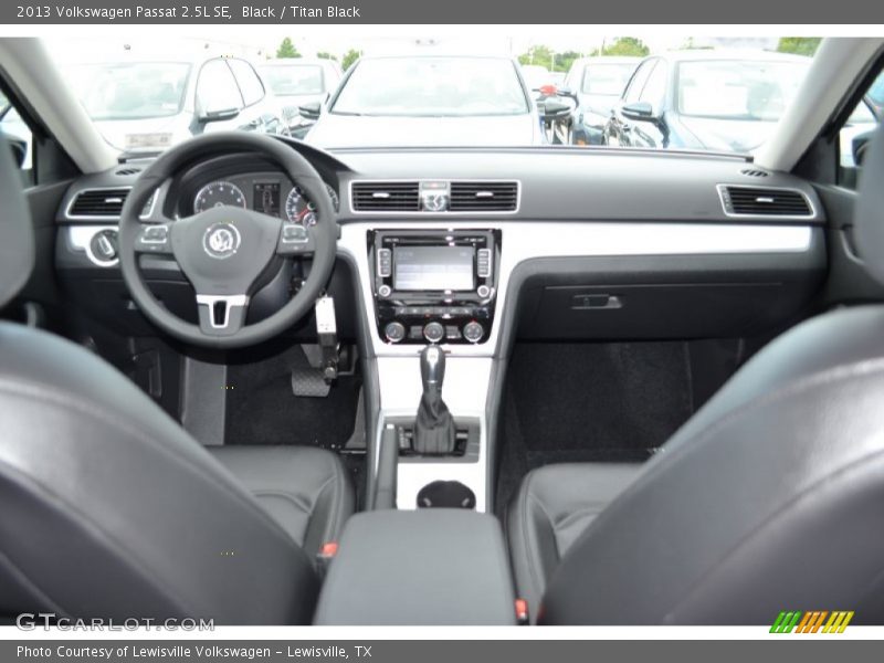 Black / Titan Black 2013 Volkswagen Passat 2.5L SE