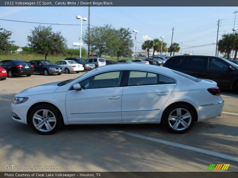 Candy White / Desert Beige/Black 2013 Volkswagen CC Sport