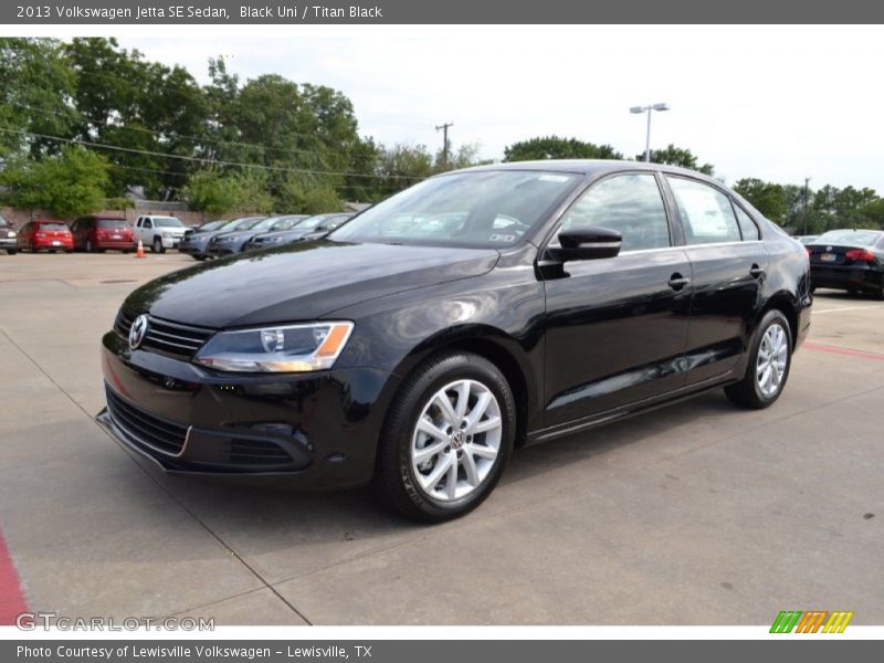 Black Uni / Titan Black 2013 Volkswagen Jetta SE Sedan