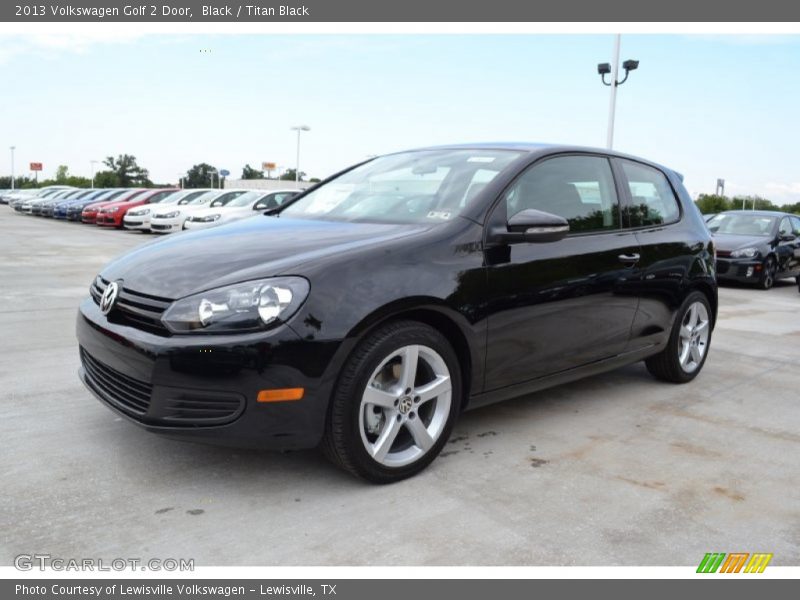 Black / Titan Black 2013 Volkswagen Golf 2 Door