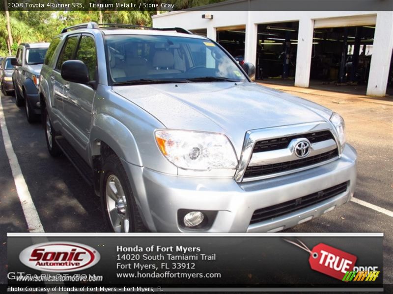 Titanium Metallic / Stone Gray 2008 Toyota 4Runner SR5