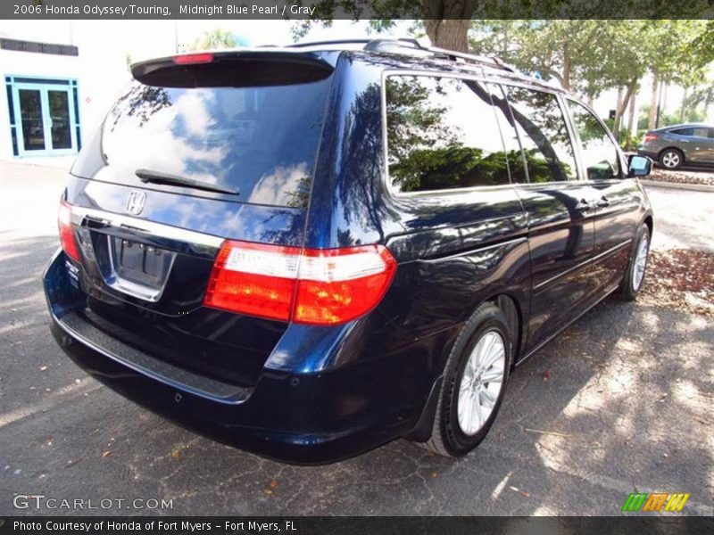 Midnight Blue Pearl / Gray 2006 Honda Odyssey Touring