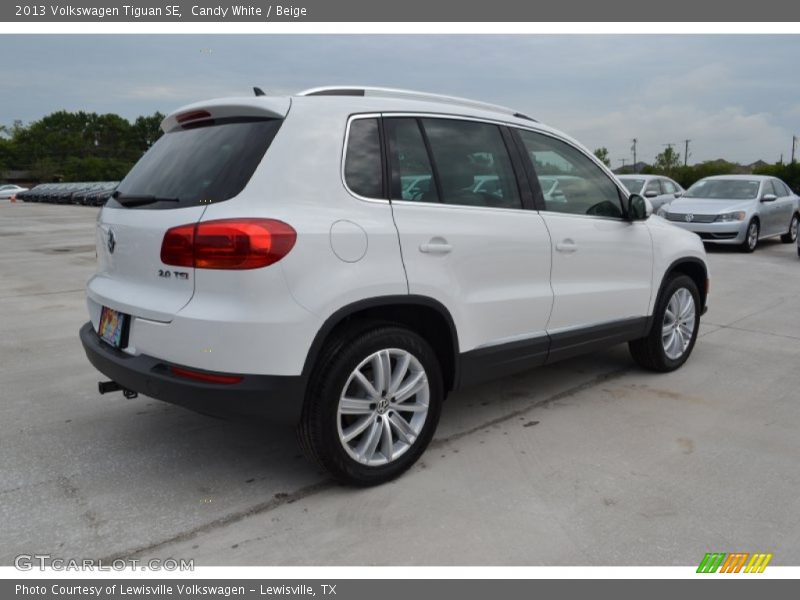 Candy White / Beige 2013 Volkswagen Tiguan SE