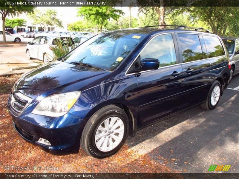 Midnight Blue Pearl / Gray 2006 Honda Odyssey Touring