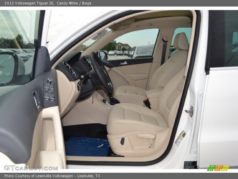 Candy White / Beige 2013 Volkswagen Tiguan SE