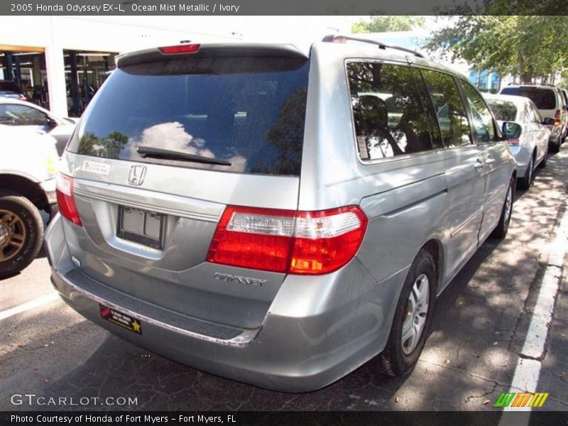 Ocean Mist Metallic / Ivory 2005 Honda Odyssey EX-L