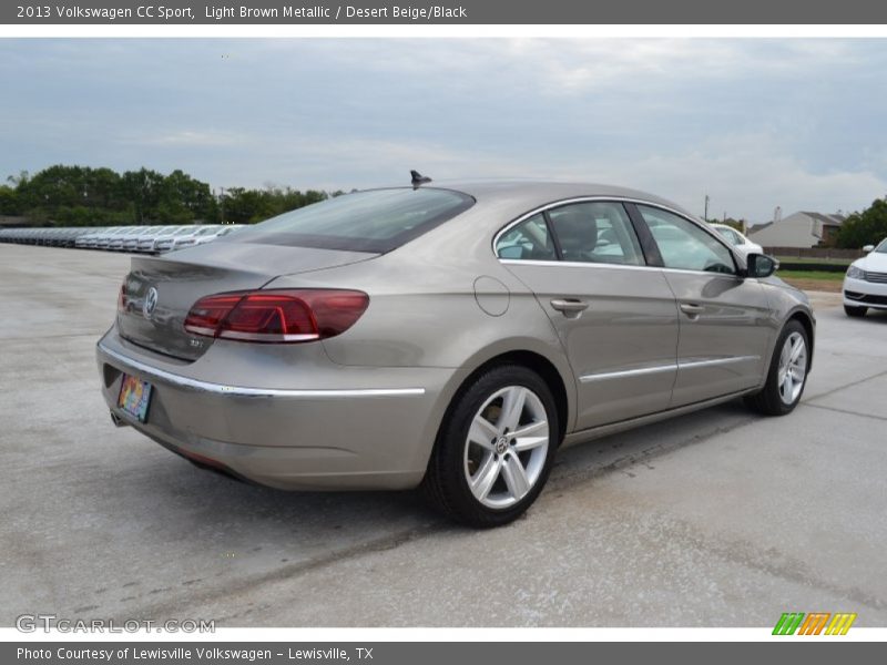 Light Brown Metallic / Desert Beige/Black 2013 Volkswagen CC Sport