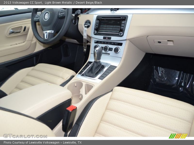 Light Brown Metallic / Desert Beige/Black 2013 Volkswagen CC Sport