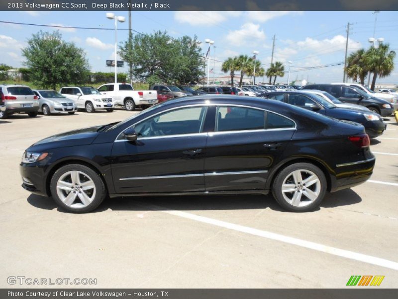Deep Black Metallic / Black 2013 Volkswagen CC Sport