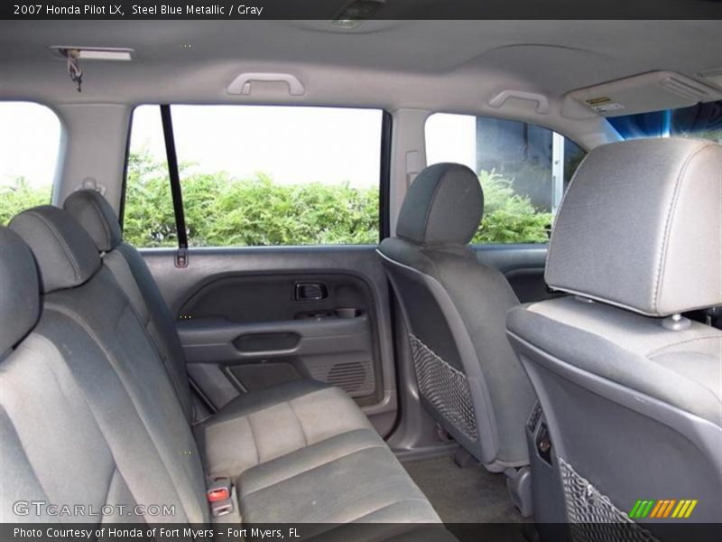 Steel Blue Metallic / Gray 2007 Honda Pilot LX