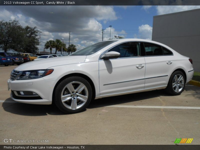 Candy White / Black 2013 Volkswagen CC Sport