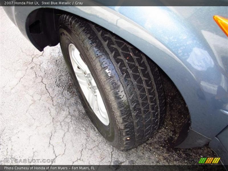 Steel Blue Metallic / Gray 2007 Honda Pilot LX