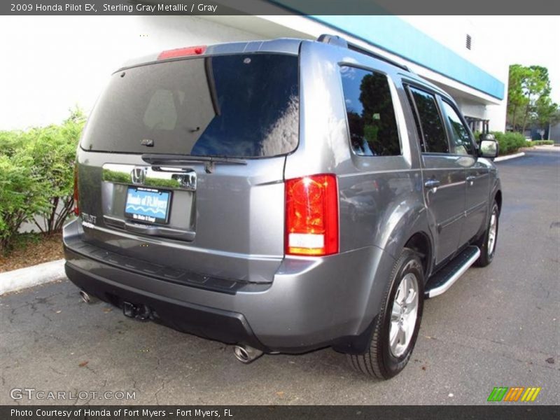 Sterling Gray Metallic / Gray 2009 Honda Pilot EX