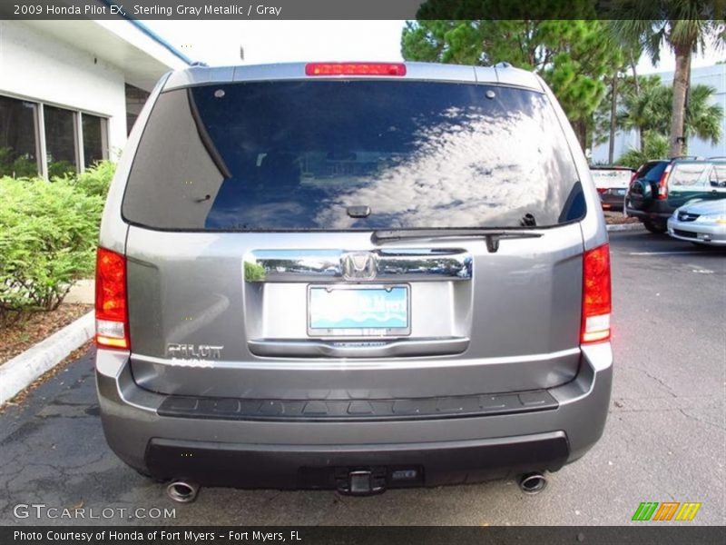 Sterling Gray Metallic / Gray 2009 Honda Pilot EX