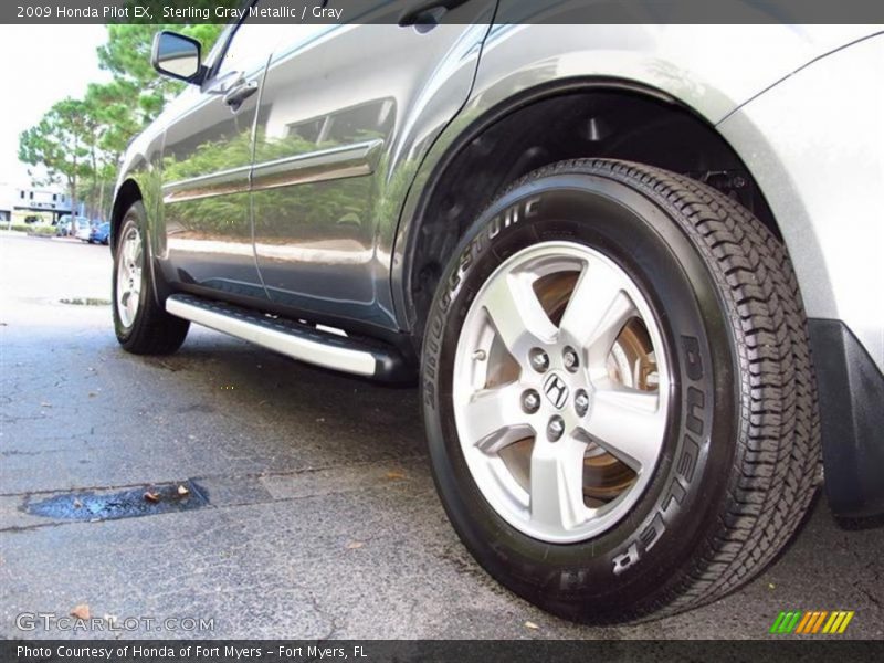 Sterling Gray Metallic / Gray 2009 Honda Pilot EX
