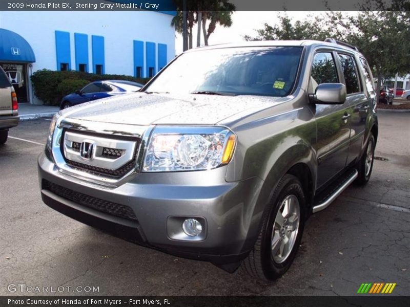 Sterling Gray Metallic / Gray 2009 Honda Pilot EX