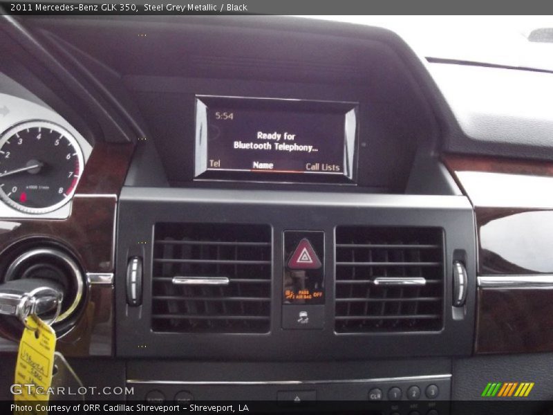 Steel Grey Metallic / Black 2011 Mercedes-Benz GLK 350