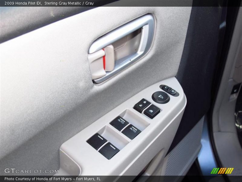 Sterling Gray Metallic / Gray 2009 Honda Pilot EX