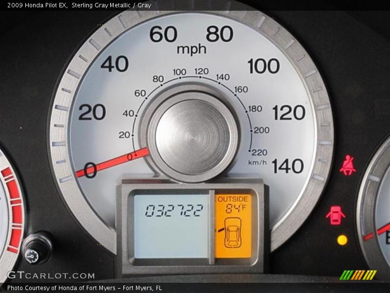 Sterling Gray Metallic / Gray 2009 Honda Pilot EX