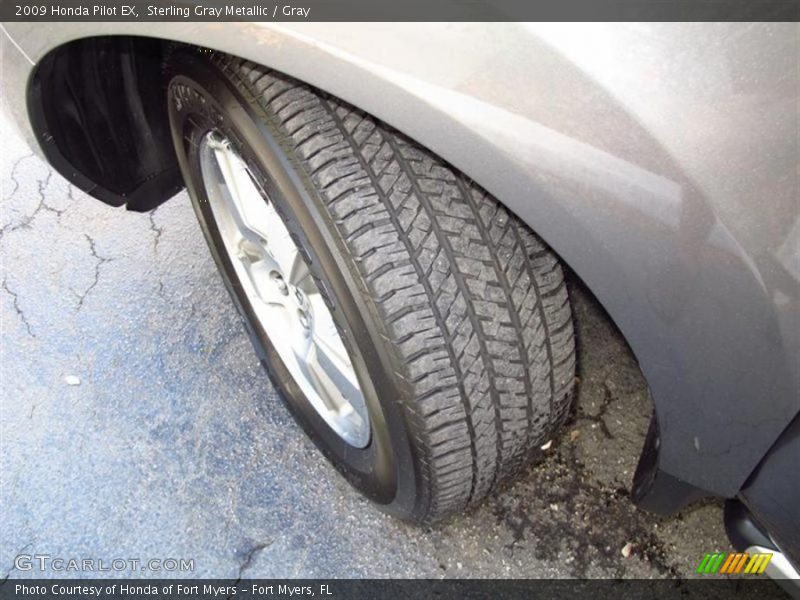 Sterling Gray Metallic / Gray 2009 Honda Pilot EX