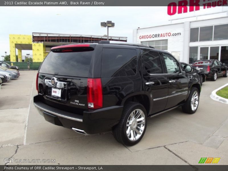 Black Raven / Ebony 2013 Cadillac Escalade Platinum AWD