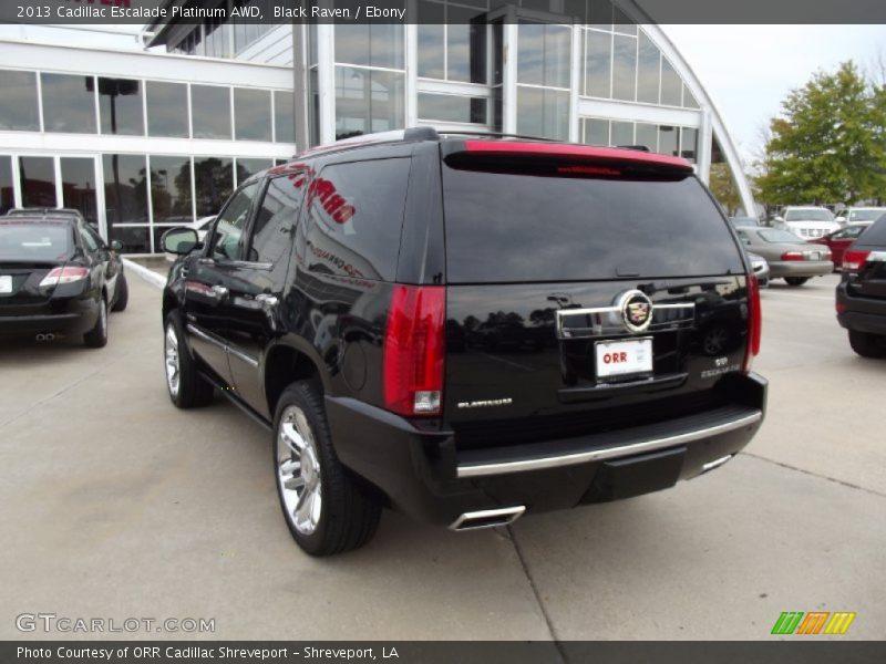 Black Raven / Ebony 2013 Cadillac Escalade Platinum AWD