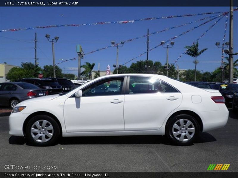 Super White / Ash 2011 Toyota Camry LE
