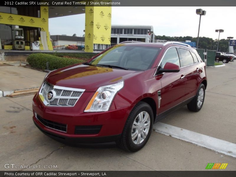 Crystal Red Tintcoat / Shale/Brownstone 2012 Cadillac SRX Luxury