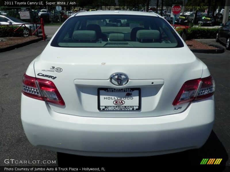 Super White / Ash 2011 Toyota Camry LE