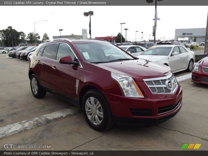 Crystal Red Tintcoat / Shale/Brownstone 2012 Cadillac SRX Luxury