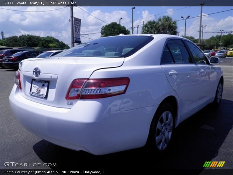 Super White / Ash 2011 Toyota Camry LE