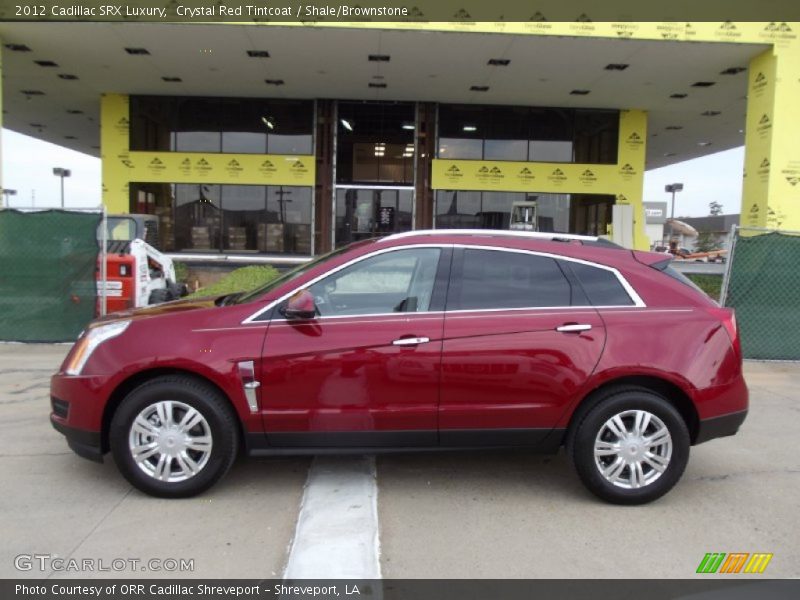 Crystal Red Tintcoat / Shale/Brownstone 2012 Cadillac SRX Luxury