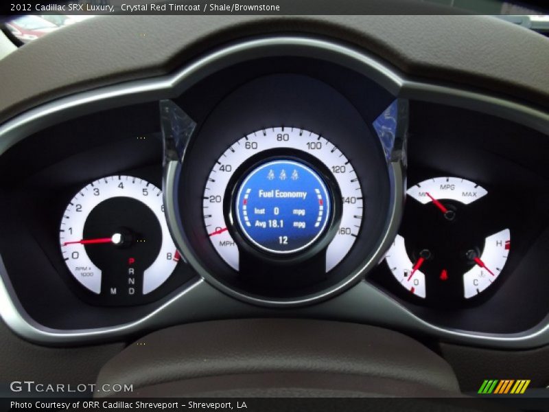 Crystal Red Tintcoat / Shale/Brownstone 2012 Cadillac SRX Luxury