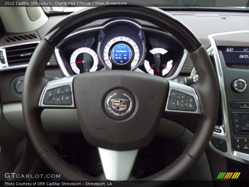 Crystal Red Tintcoat / Shale/Brownstone 2012 Cadillac SRX Luxury