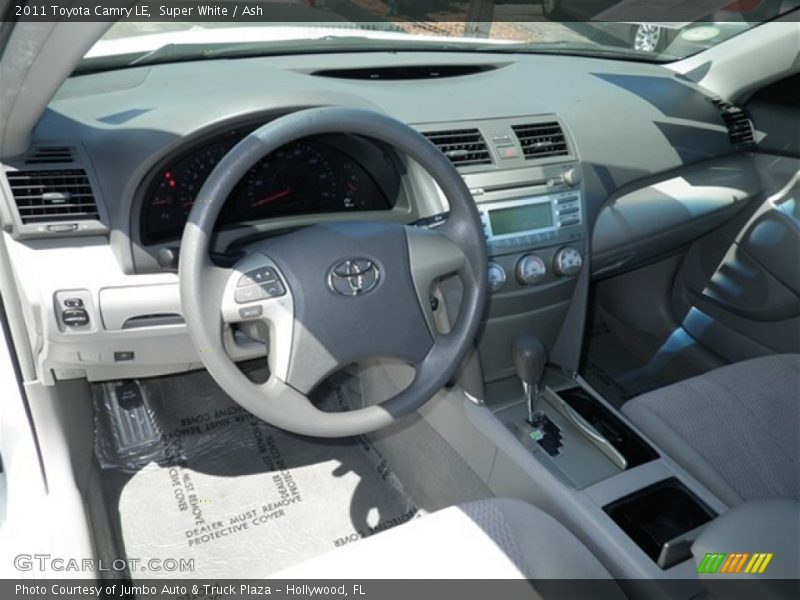 Super White / Ash 2011 Toyota Camry LE